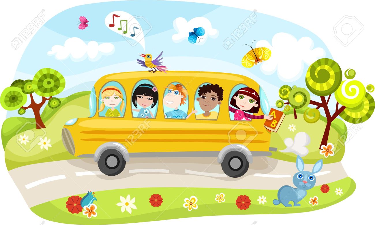 kindergarten bus clipart - photo #6